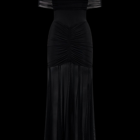 Meshki Black Maxi Dress - Picture 3 of 5